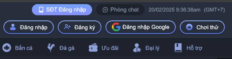 Bước 2: Lựa chọn cách đăng nhập phù hợp.